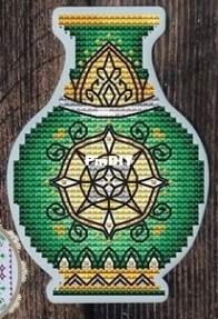 Eastern Fairytale Emerald Vase by Svetlana Lanskaya - Free