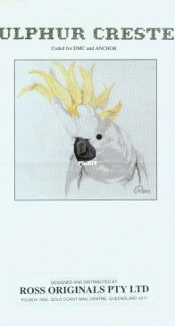 Ross Originals PTY LTD -  082 - Sulphur Crested Cockatoo