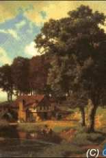 Golden Kite GK 172 - A Rustic Mill (small) by Albert Bierstadt