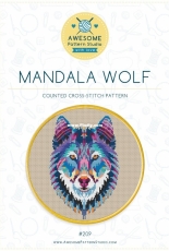Awesome Pattern Studio #209 - Mandala Wolf