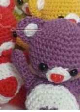 Lanas y ovillos  - Heart bear - Spanish - free