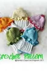 Sandys Cape Cod Originals-Sandy Powers-265B Cupcake Wash Cloth or Mitt or Puppet