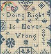 Doing Right is Never Wrong - Nancy Woodson