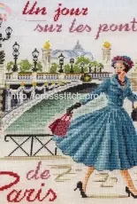 Les Brodeuses Parisiennes - Un Jour à Paris - Pont Alexandre III in PCS.