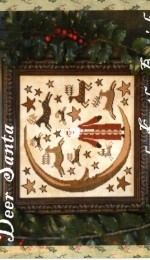 Deer Santa by Kathy Barrick