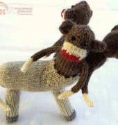 Half-Pony-Half-Monkey Monster by Carissa Browning / Carissa Knits -Free