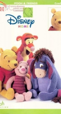 Leisure Arts 3262 Disney Home Amigurumi Pooh & Friends