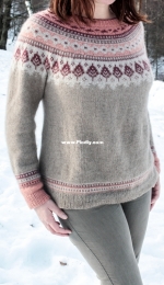 Marzapane Pullover by Alessia & Favia Taverna - Knitting For Breakfast - English French Italian Spanish