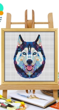 Awesome Pattern Studio - CS795 - Siberian Husky XSD