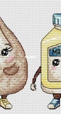 AniStitch - Khinkal and mayonnaise by Anna Gulyaeva