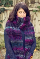 Gleeful Things - Julie King - Amethyst Scarf - Free