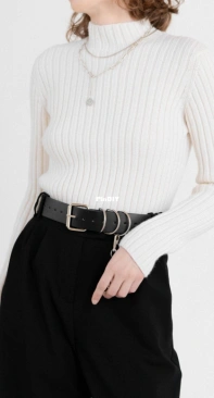 Turtleneck rib (Yakovleva) - Водолазка рубчик (Яковлева) - Russian