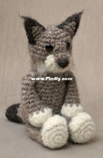 Tuffs the Lynx pattern by Sonja van der Wijk. Sons Popkes
