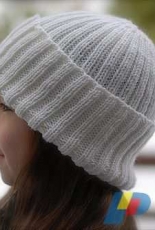 Ribby Hat by Tiennie  Knits-Free