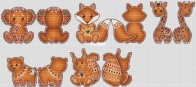 Gingerbread Animals by Diana Grib