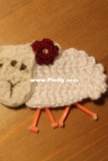 Applique little sheep design V. Maderska