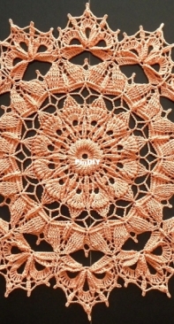 Galyna Borysova - Галина Борисова - Lydia Doily - Салфетка Lydia - Russian