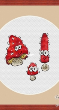 Fly Agaric. Family by Elena Vyazgina