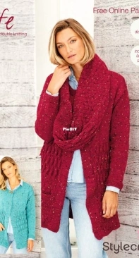 Cardigan and Snood by Stylecraft Yarns - Free