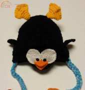Snappy Tots- Heidi Yates- Fishing Penguin hat