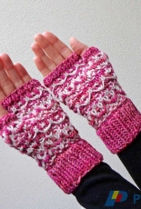 Frieze Mitts by Lisa Hannes-Free