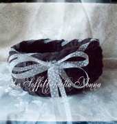 Crocheted basket