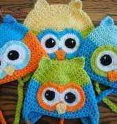 Cre8tion Crochet - Lorene Haythorn Eppolite  - Oh Boy owl hat - Free