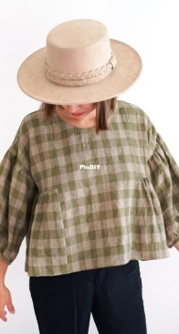 Matchy Matchy - Collage Gather Top - Size XXS – 6XL