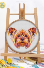 Awesome Pattern Studio C752 - Mandala Yorkshire Terrier