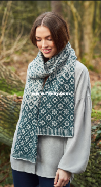 Lattice Scarf by Martin Storey Rowan English