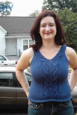 Prosperous Plum Tank by Joanna Cohen -Free
