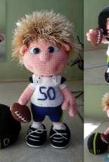 Football Elf Doll