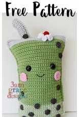 3am Grace Designs - Donna Vasquez Beavers and Michaelene Nelson - Milkshake Kawaii Cuddler - Free