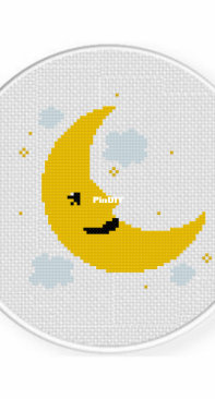 Daily Cross Stitch - Good Night Moon