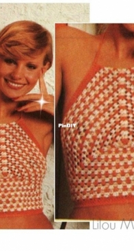 Lilou Mariposa - Vintage 70s Granny Halter