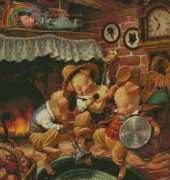 HAED-SG 1257 The Three Little Pigs Dancing by Scott Gustafson