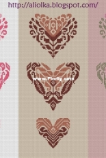 Aliolka Design - Hearts 4, 5 and 6 - Free