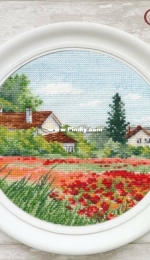 Oven / OBEH / Aries (Овен) 1287 - Miniature - Poppies PCS