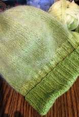 Green Tea Latte Beanie by Sharyn Anhalt Free