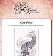 Ajisai Designs-Blackwork-Koi Fish