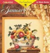Just Cross Stitch Leaflet 2143 -  Fruit of the Month - January by Marie Barber
