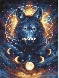 Letistitch L8069 Dream Catcher Wolf XSD