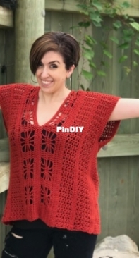 Fiddle Knits Design - Erica Jackofsky - Somerset Beach Top - free