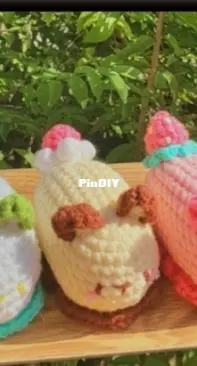 Windrises crochet - 4 in 1 sea bunnies - English