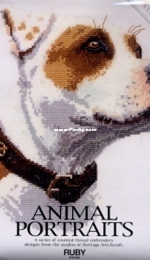Heritage Stitchcraft APRU860 Animal Portrait - Ruby by Pauline Gledhill