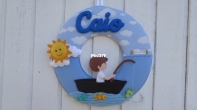 Felt wreath, special order.