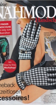 My Sewing Fashion Special Gloves - Meine Nähmode Sonderheft Handschuhe - MN054 - 2018 - German