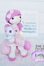 Handi Hats Design - Lollipop Dolls - Katushka Morozova - Doll Elif - Russian - Free
