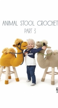Animal Stool Crochet Part 3 - English