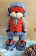 Crochet Bunny Art - Irina Tarasova - Theo Outfit Set - Russian